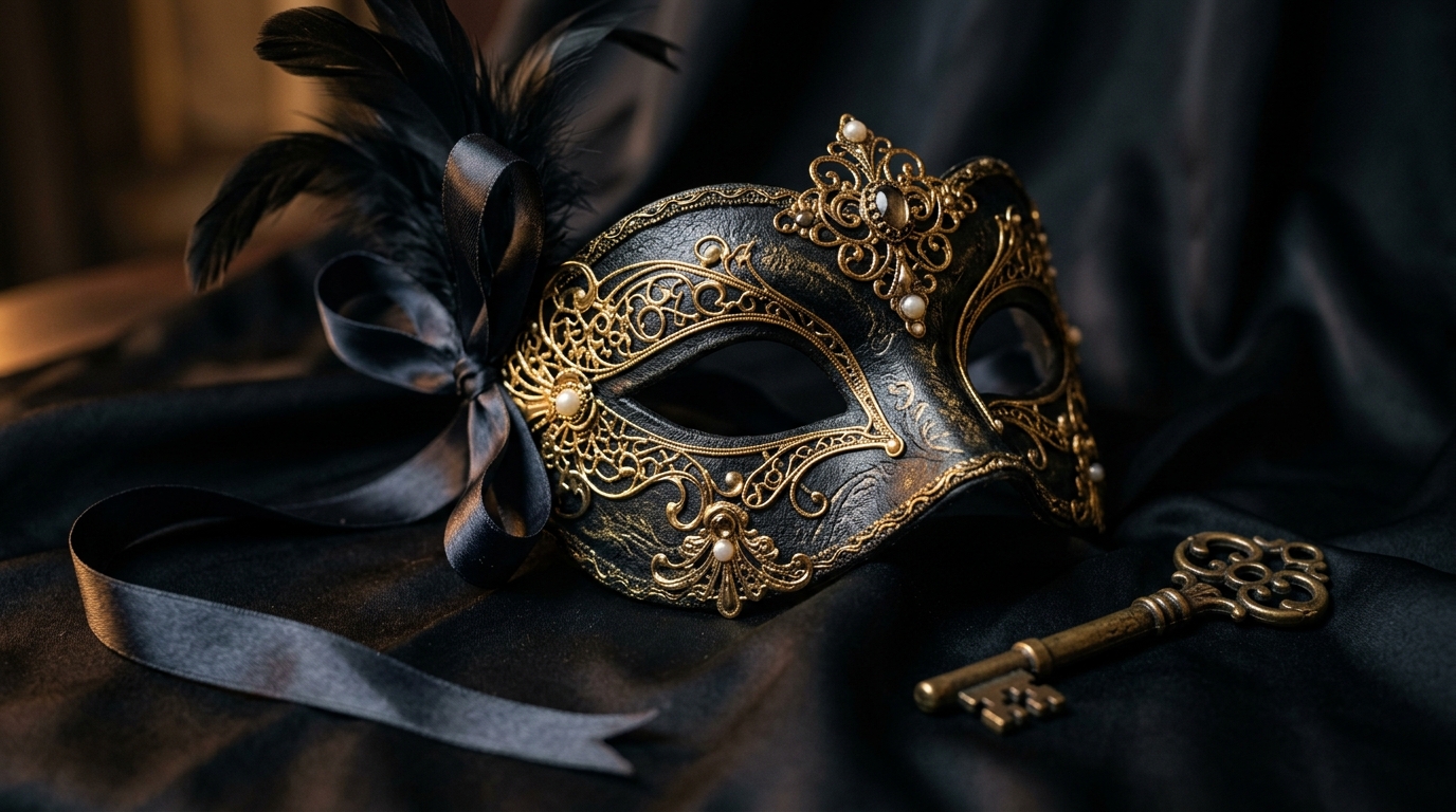 Finding Your Kink Match Venetian Leather Mask