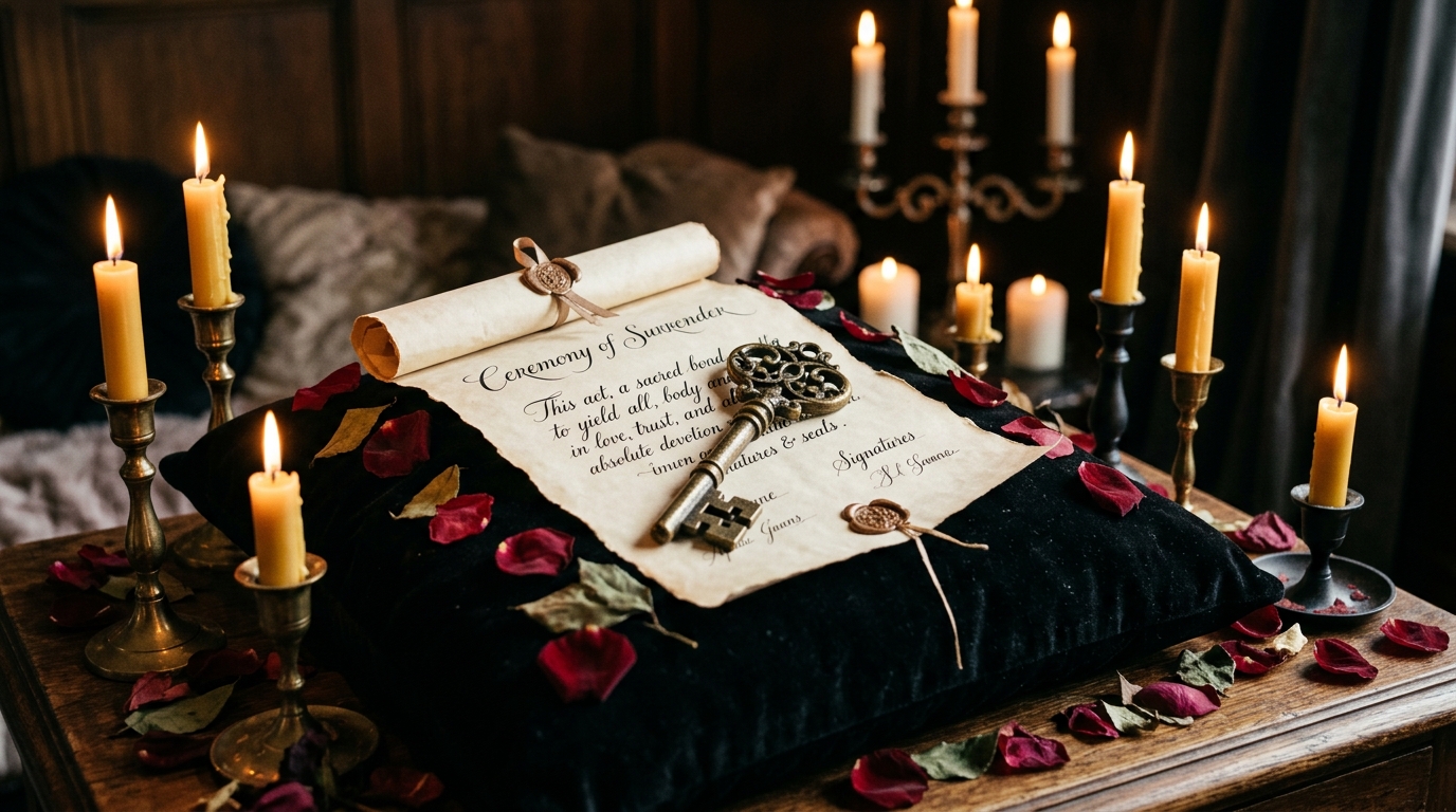 The Pleasure Dom Surrender Ceremony Candlelit Sanctuary